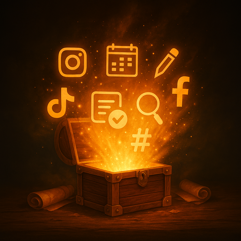 Kit IA de Redes Sociales (30 Días) – 30 Posts con Copy, Hashtags y Diseños